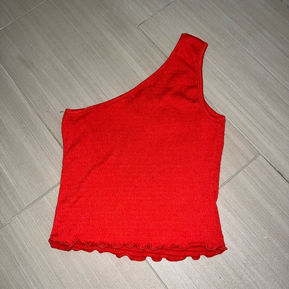 Altard state ribbed one shoulder top - Picture 4 of 4